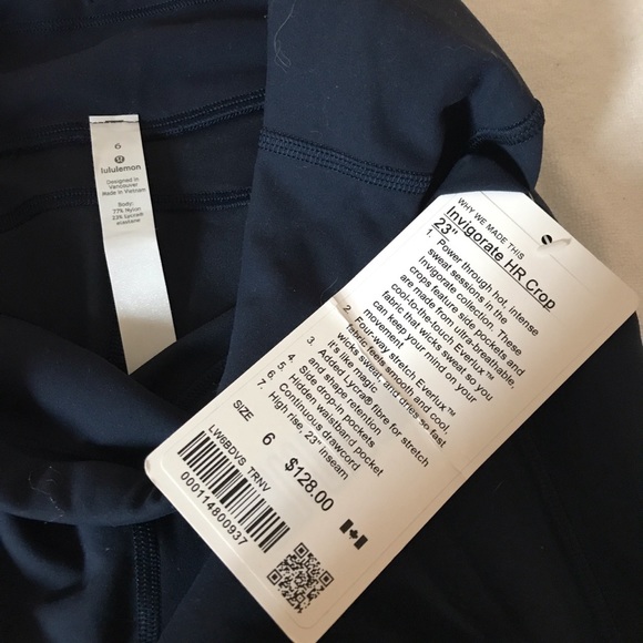 Navy Blue Lululemon Leggings - Picture 4 of 4